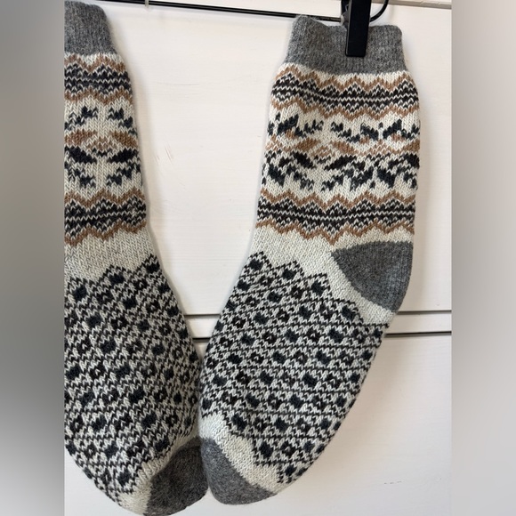 Men’s Nordic Cozy Sheep Wool Thermal Socks Size 8–9 Winter Warm  Gray NEW - Picture 4 of 16